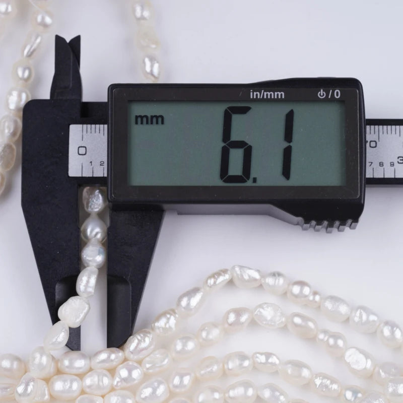 A Grade 6-7mm Natural Color Loose Baroque Pearl for DIY