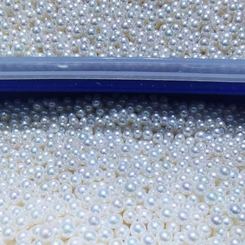 Factory Sale Round Shape 2-3mm Natural Freshwater Loose Pearl White Loose Pearl for Jewelry Making
