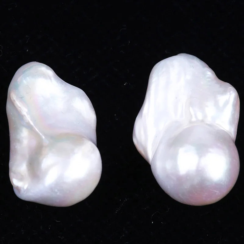 Zhuji Cultured 3A Good Quality Irregular Loose Baroque Pearls 15mm-19mm Freshwater Pearls Beads for Making Jewelry Earrings