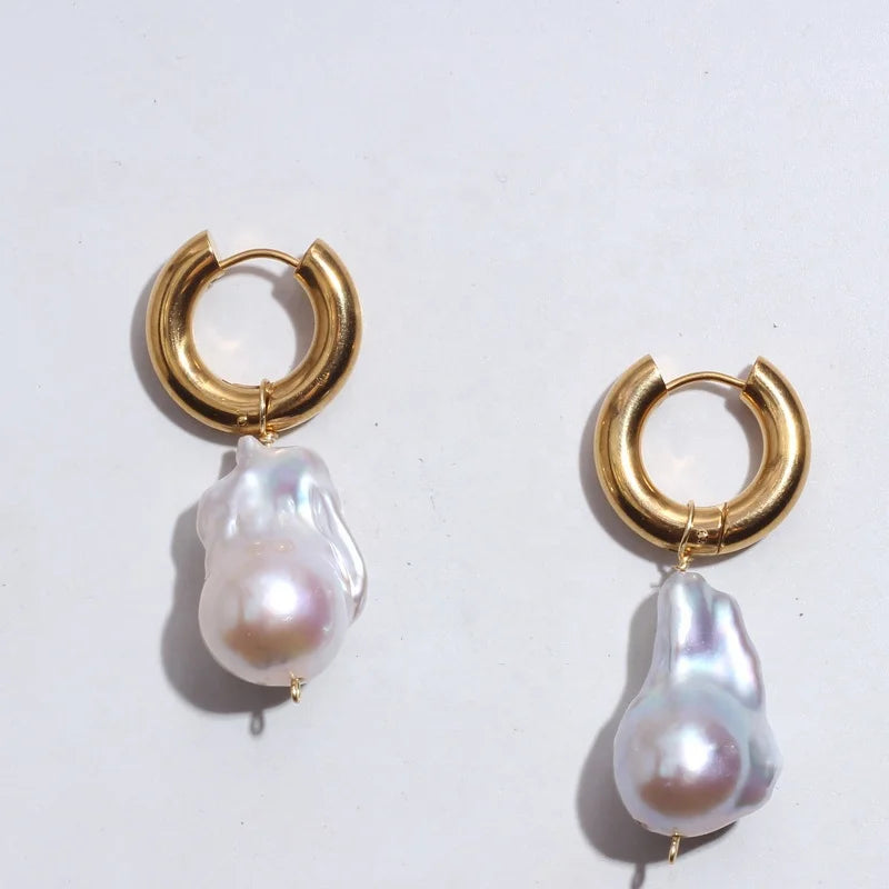 Factory Price Natural Freshwater Pearl Beads 9-10mm No Hole Irregular Baroque Pearl Loose Beads for Jewelry Accessories