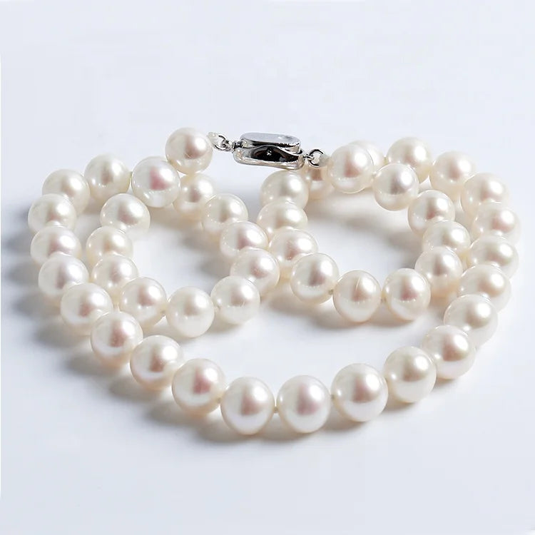 3A Quality High Luster Natural Pearls Beads 2mm 3mm 5mm Factory Price Freshwater Perfect Round Pearl for Necklace