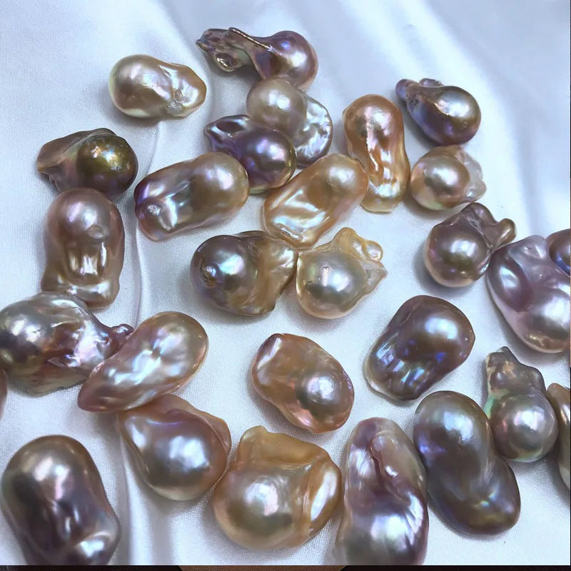 Wholesale Large 9mm to 16mm Natural Freshwater Pearl High Quality Loose Baroque Pearl for Rings Necklace DIY Making