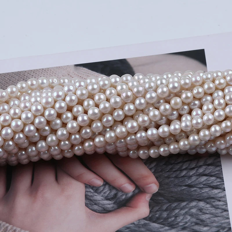 7-8mm AA Factory Price Wholesale High Quality Freshwater High Natural Round Pearls