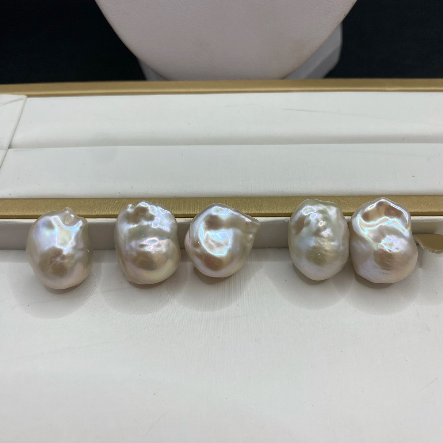 AA Wholesale Natural Freshwater Baroque Pearls High Quality 18mm Strand Zhuji Pearl Farm Jewelry Making Particularly Earrings