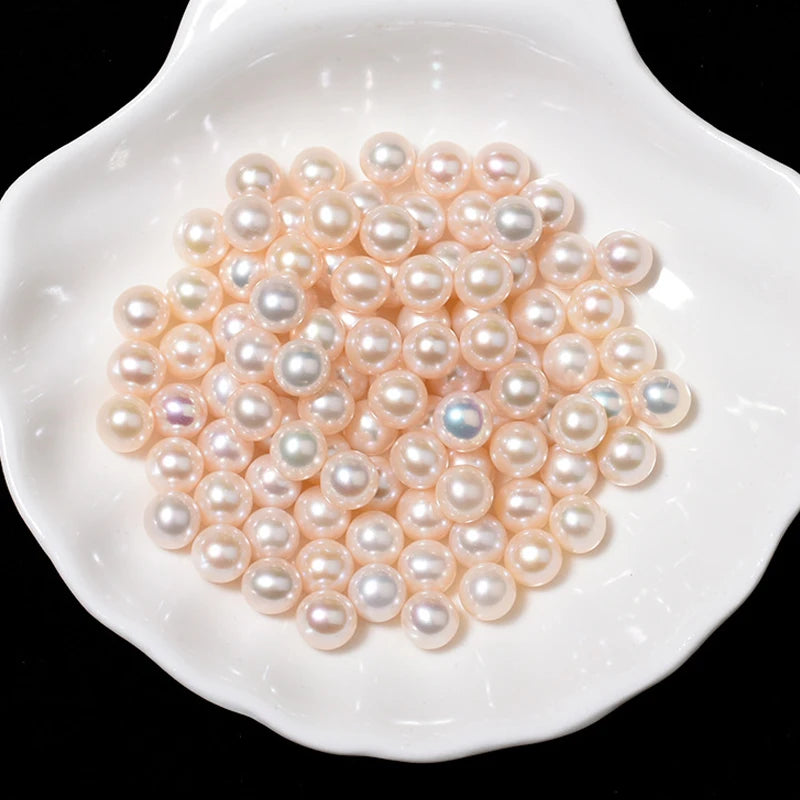 High Quality 3A Freshwater Pearl 3-11.5mm Round Shape in White/Pink/Purple Natural Loose Pearls for Jewelry Making