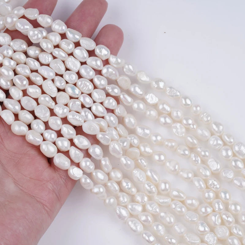 A Grade 6-7mm Natural Color Loose Baroque Pearl for DIY