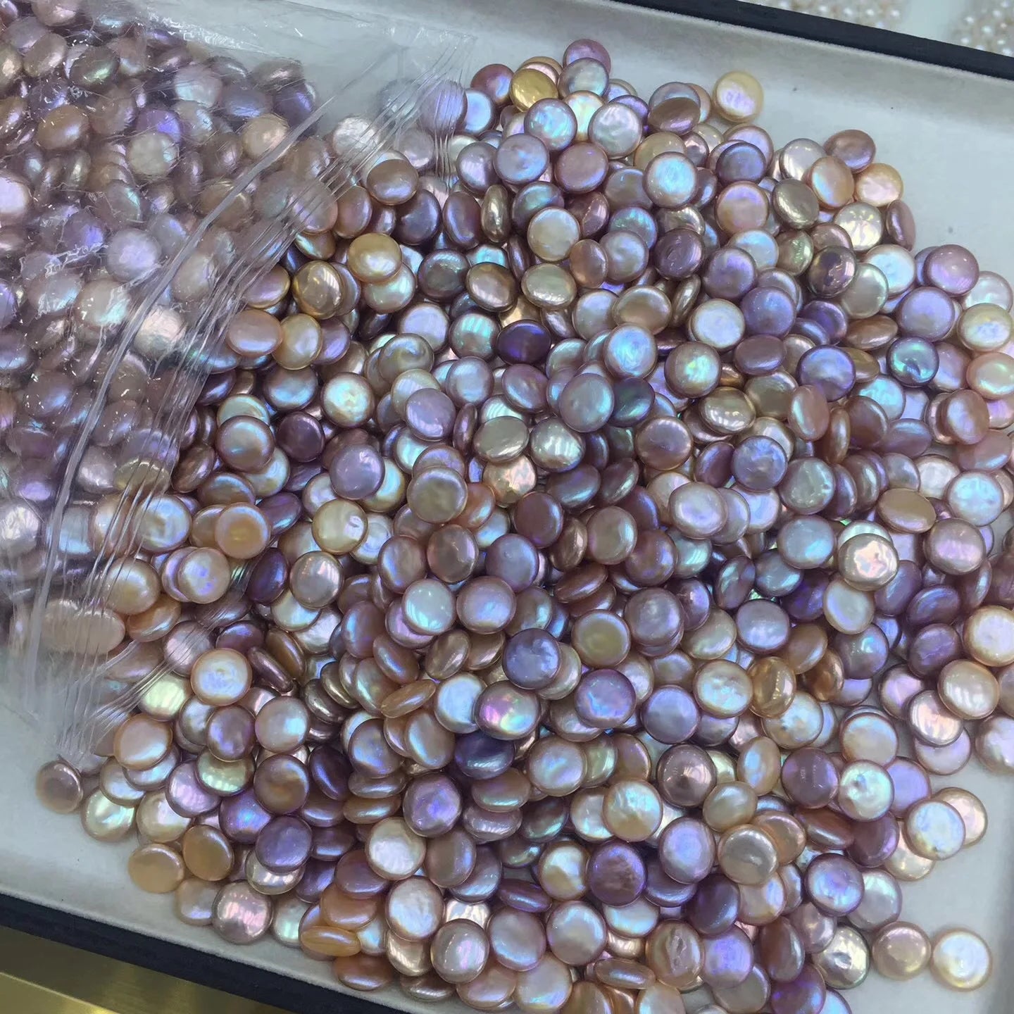 High Quality 3A Colourful Coin Baroque Pearl Natural Freshwater Loose Pearls ForJewelry Making Wholesale Price