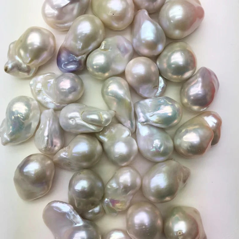 Wholesale Price Natural Loose Baroque Pearl 10-17 mm Full Hole 1A-3A Irregular Baroque Pearl