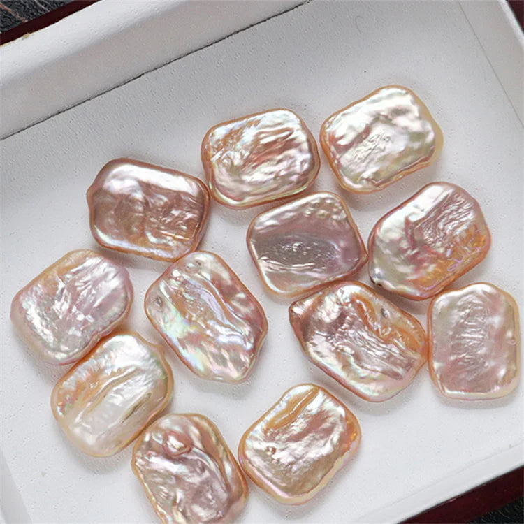 Natural Freshwater Pearls square Baroque High Quality High Gloss Suitable for Earrings Pendant Necklace Factory Wholesale Price