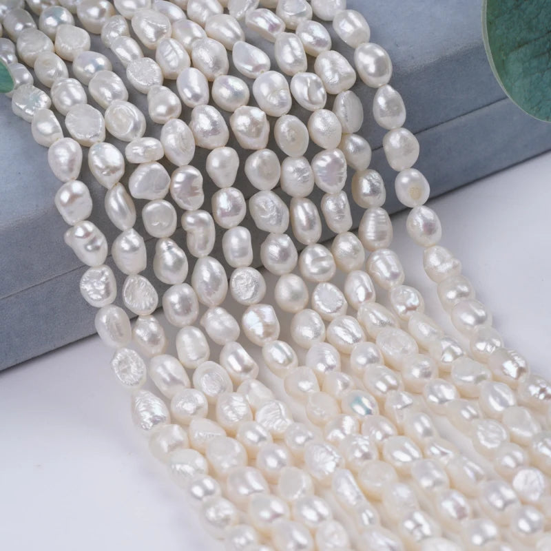 A Grade 6-7mm Natural Color Loose Baroque Pearl for DIY