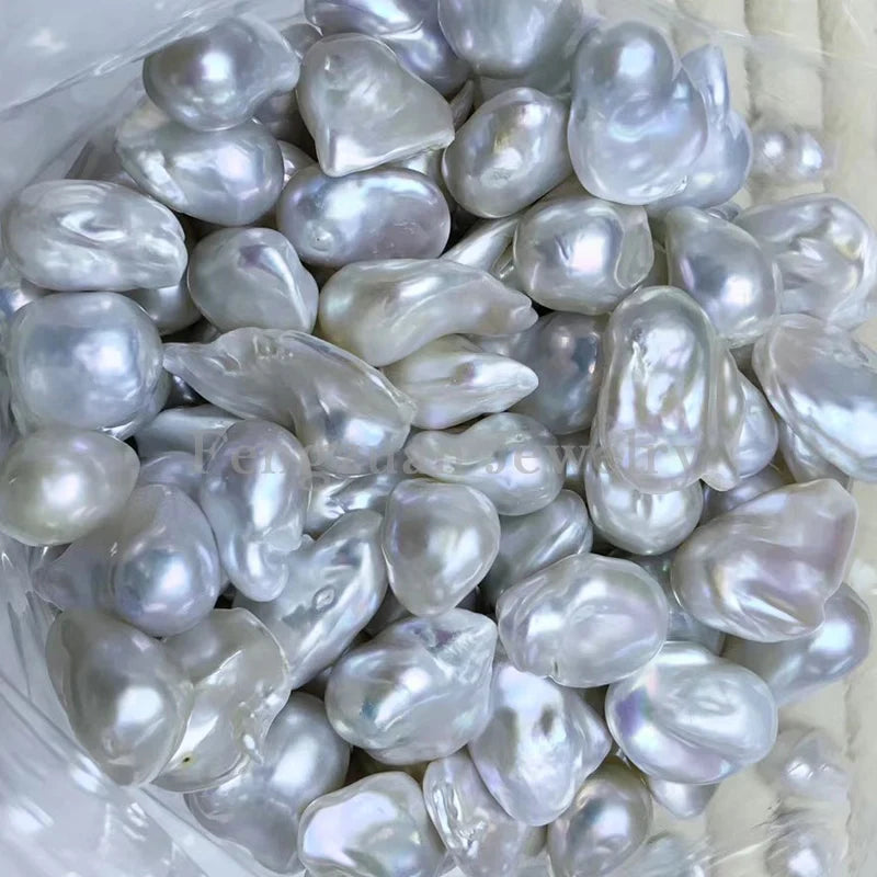 High Quality 2A Irregular Shape Large Size Baroque Freshwater Pearl 9mm~18mm Loose Natural Baroque Pearls for Making Jewelry
