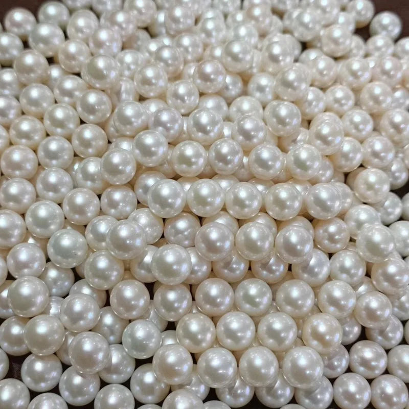 High Quality Round 3a of Origin Bulk Half Hole Natural Freshwater Pearls Are Sold at a Low Price