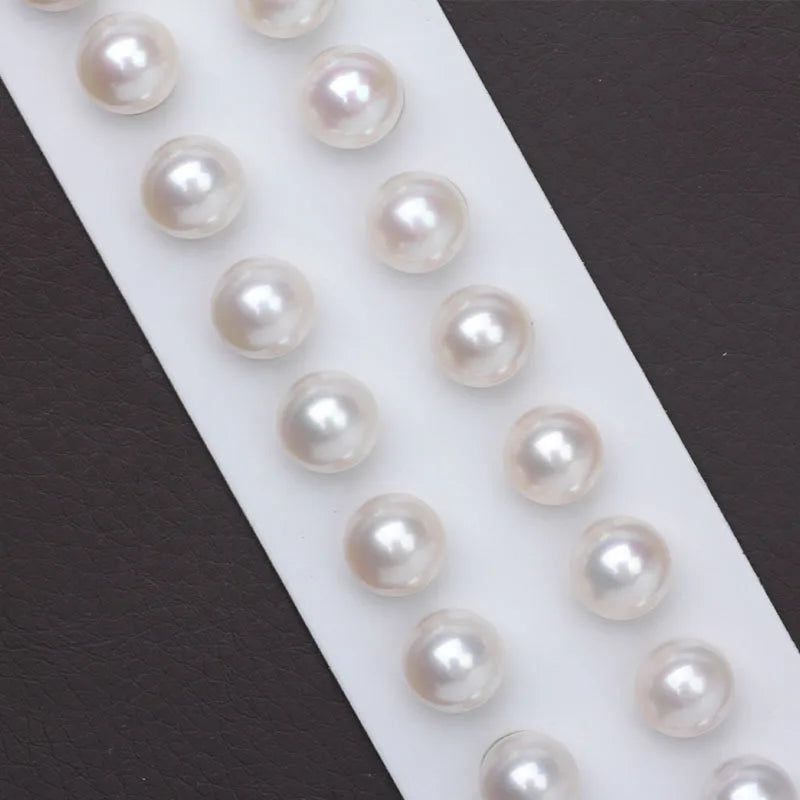 Wholesale 3A White Natural Freshwater Cultured Loose Pearls Round Loose Pearl Beads From China Competitive Price