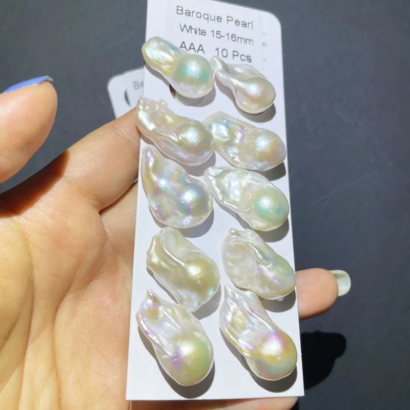 Wholesale Price 3A 9-19mm Smooth Surface Irregular Baroque Pearl Natural Freshwater Pearl for Jewelry Making