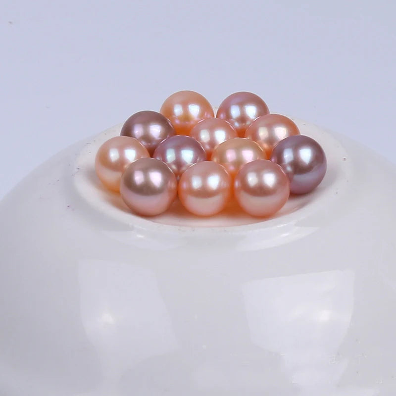 3A High Quality Natural White Freshwater Round Pearls 2.5mm-10mm Loose for Jewelry Making Prices
