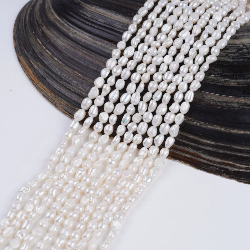 A Grade 6-7mm Natural Color Loose Baroque Pearl for DIY