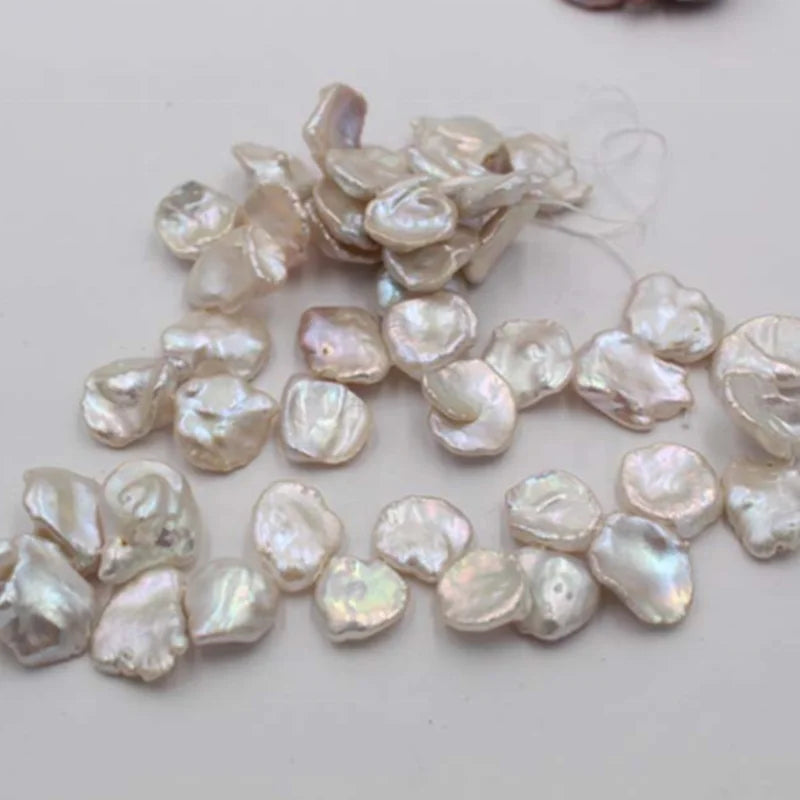 Natural Cultured Irregular Shape Pearls Wholesale Price Keshi Pearls for Jewelry Making 14mm Baroque Pearls