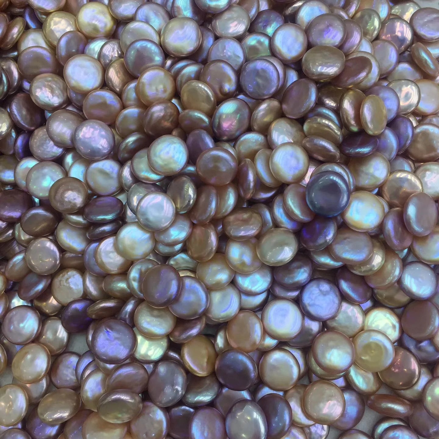High Quality 3A Colourful Coin Baroque Pearl Natural Freshwater Loose Pearls ForJewelry Making Wholesale Price