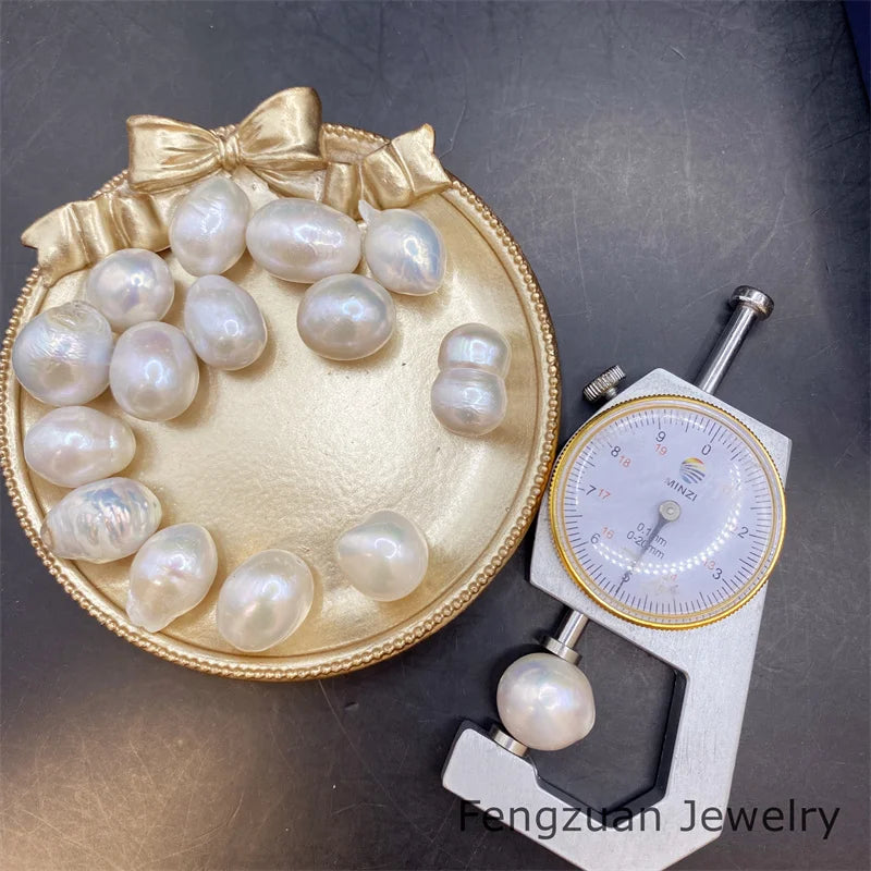 Wholesale Discount Price Large Natural Freshwater Baroque Pearls 1A Quality Loose Beads for Necklaces Good for Jewelry Making