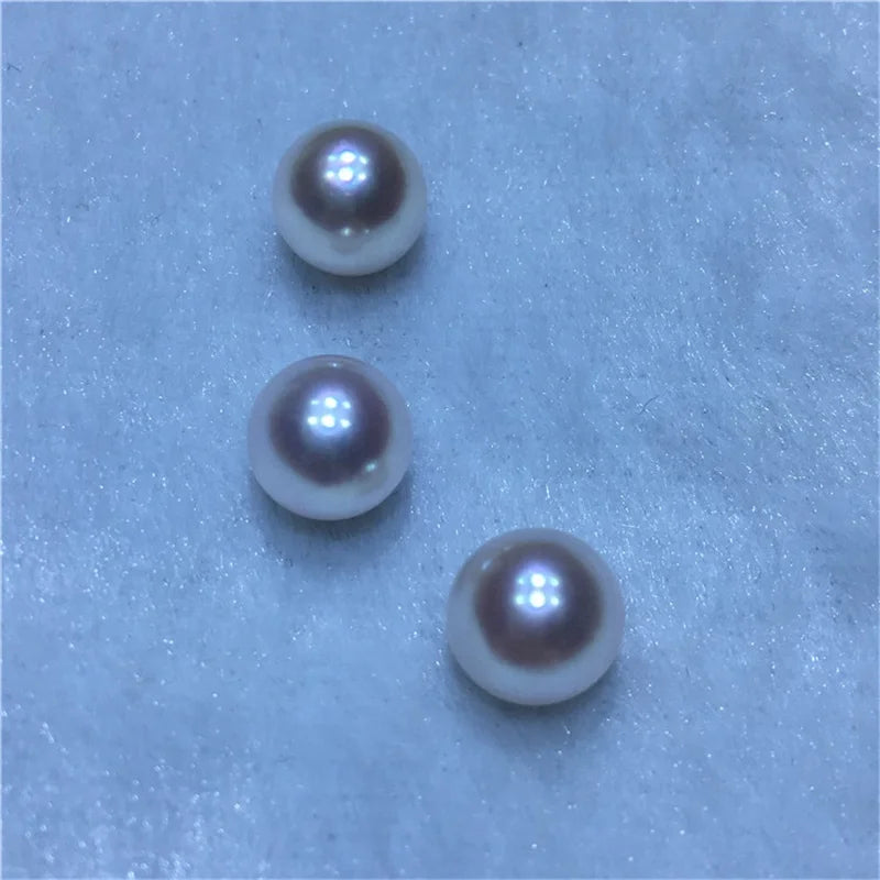 Wholesale Loose Pearls 3mm-8mm White Round Natural Fresh Water Pearl for Jewelry Production