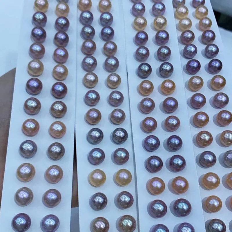 Hot Sale Edison Loose Round 12mm-15mm Natural Freshwater Pearls White/Pink/Purple Colors Various Sizes