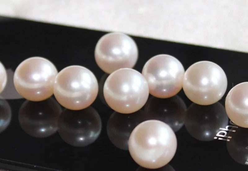 Factory Directly Wholesale Loose Pearls 3a White Round 6mm 7mm Freshwater Natural Pearl Price