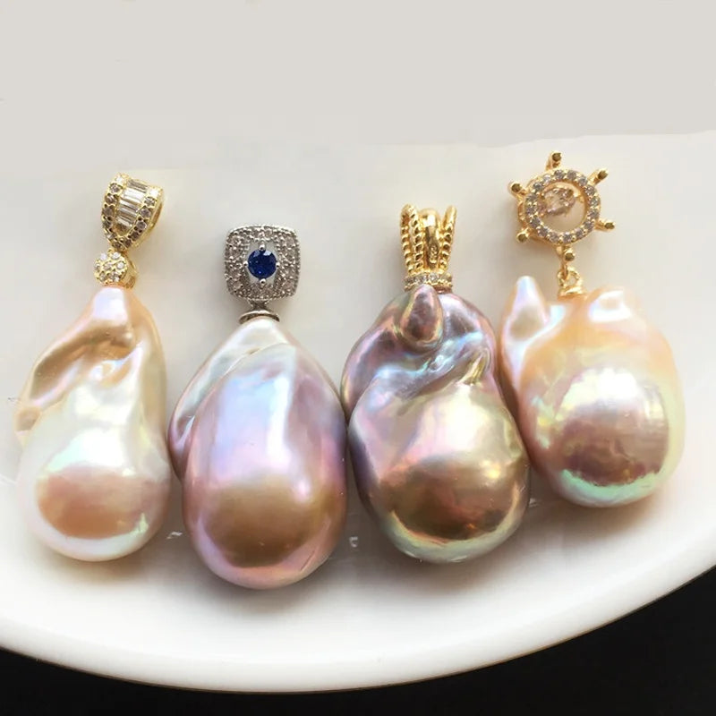 Wholesale Price 15-20mm Large Size Genuine White Fresh Water Pearl Loose Irregular Baroque Pearl for Making Jewelry