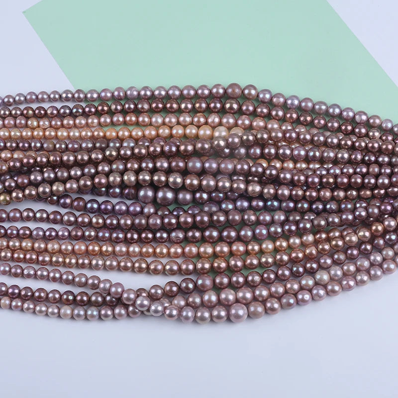 9-15mm a Grade Natural Color Round Natural Edison Freshwater Pearls for Jewelry Making