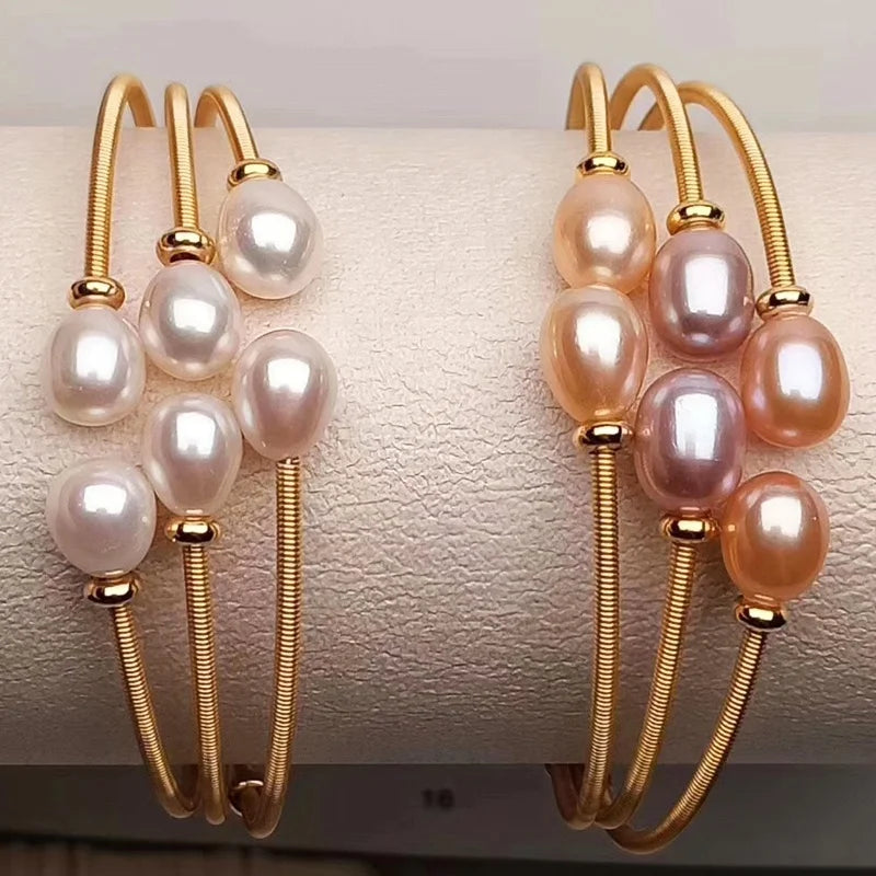 White Drop Pearl 5-10mm Half Hole 3A 4A Grade Loose Natural Freshwater Pearls for Necklaces Making Natural Pearl Jewelry