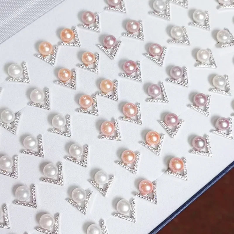 White pink Purple 4A Best Quality Natural Freshwater Pearl Round Shape 8-11.5mm Loose Pearl Luster Ring Chain Pendant Making