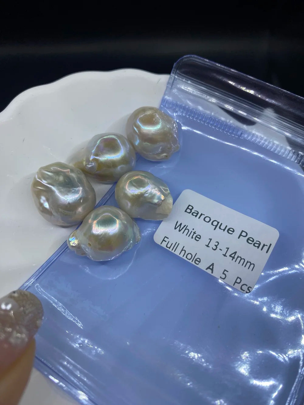 Factory Price Full Hole Baroque Pearl Beads 1A 13-16mm Baroque Natural Fresh Water Loose Pearls for Jewelry Making