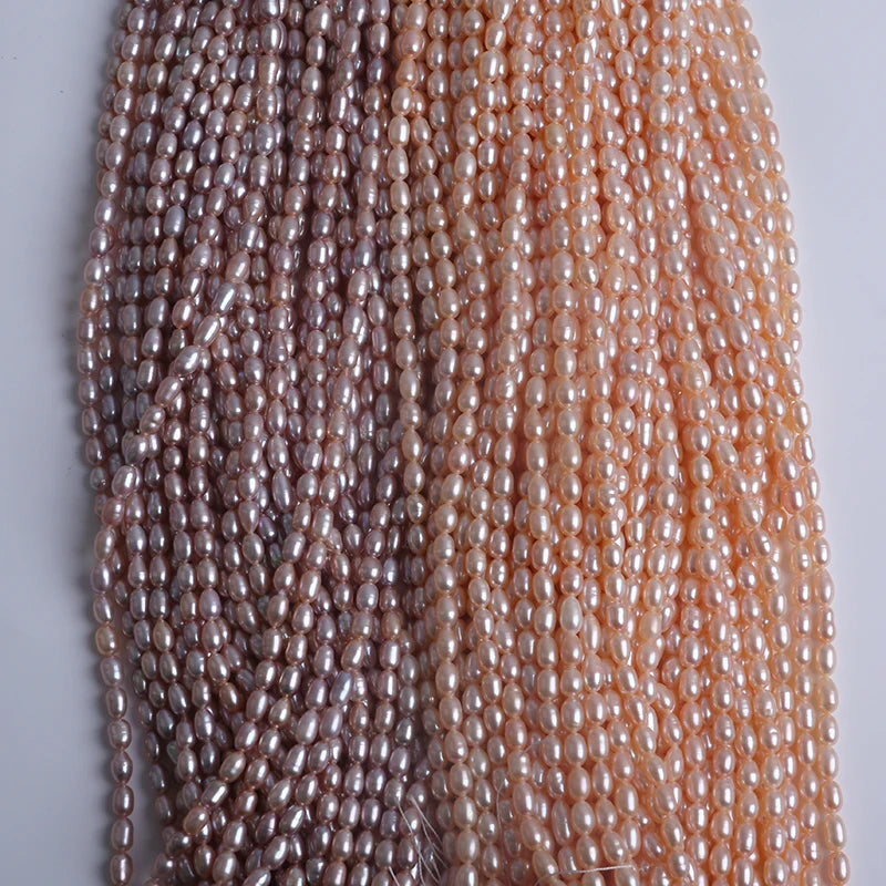 5-6mm Wholesale Real Natural Freshwater Rice Pearls for Jewelry Making