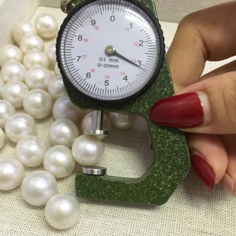 Zhuji 3A Freshwater Natural Freshwater Pearl Round Beads White Color for Earring Jewelry 7-11mm No Hole Pearls Low Price