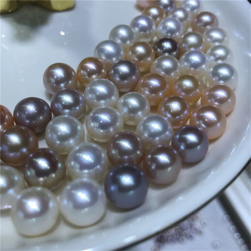 3A High Quality Natural White Freshwater Round Pearls 2.5mm-10mm Loose for Jewelry Making Prices