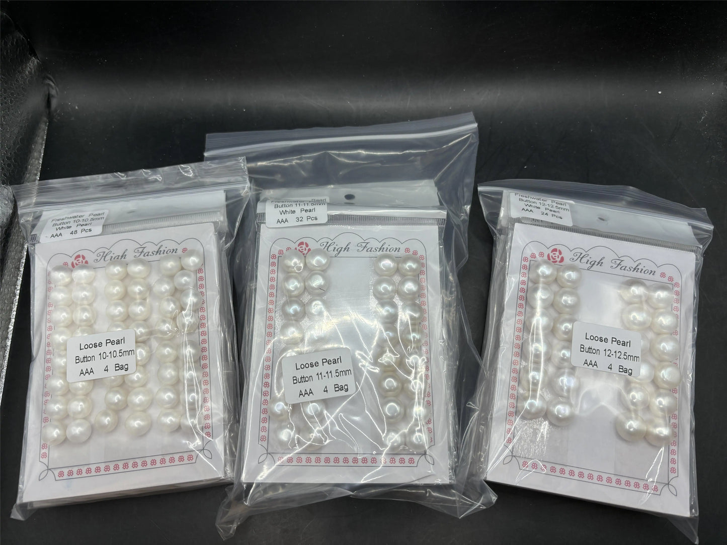 High Quality 3A Freshwater White Pearls Half-Hole Button Shape Low Price Pink Natural Loose Pearls for Pearl Jewelry Making
