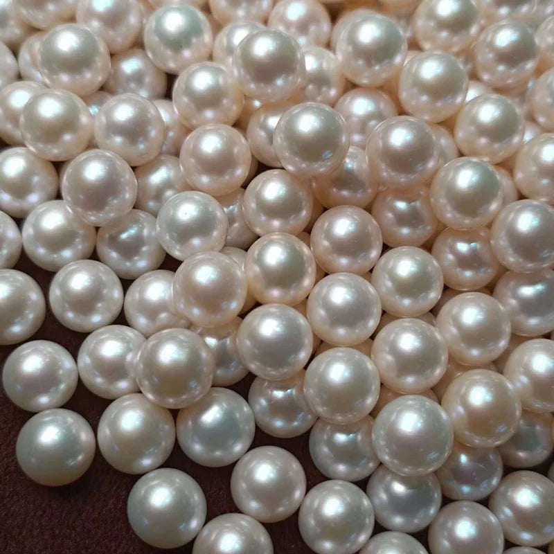 High Quality Round 3a of Origin Bulk Half Hole Natural Freshwater Pearls Are Sold at a Low Price