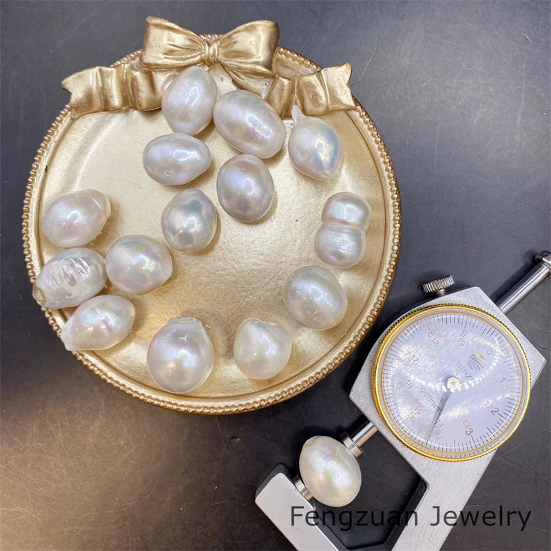 Wholesale Discount Price Large Natural Freshwater Baroque Pearls 1A Quality Loose Beads for Necklaces Good for Jewelry Making