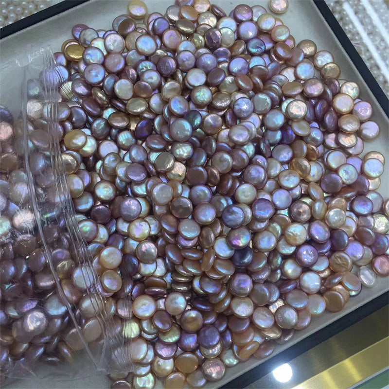 High Quality 3A Colourful Coin Baroque Pearl Natural Freshwater Loose Pearls ForJewelry Making Wholesale Price