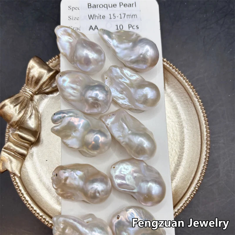 Hot Sale Baroque Pearl Freshwater Pearl Necklace Loose Baroque Pearl with Irregular Shape for Jewelry Making