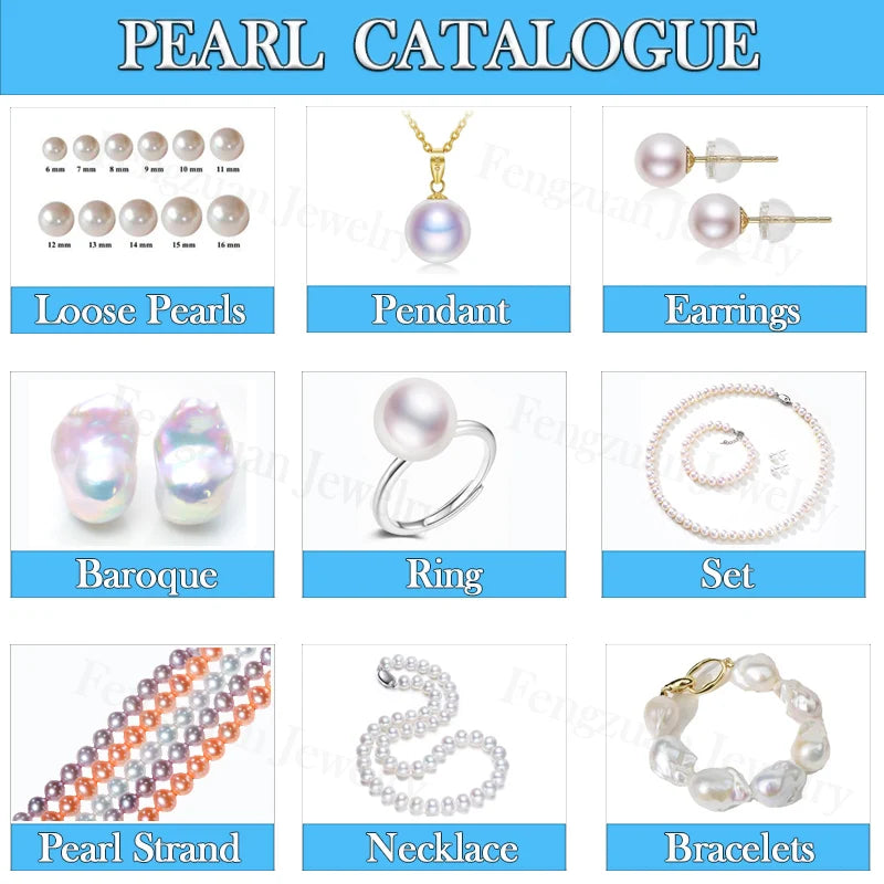 High Luster Loose Real Pearl Beads Wholesale Zhuji Natural Fresh Water Pearl Round 7mm 6mm for Jewelry Making