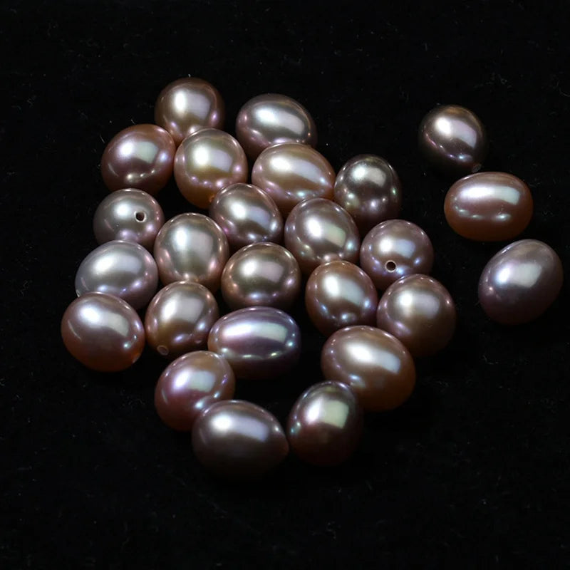 Zhuji Sale Shine 3A Loose 3*5mm-8*10mm Teardrop Natural Pearl White /pink/purple Different Color Freshwater Pearl
