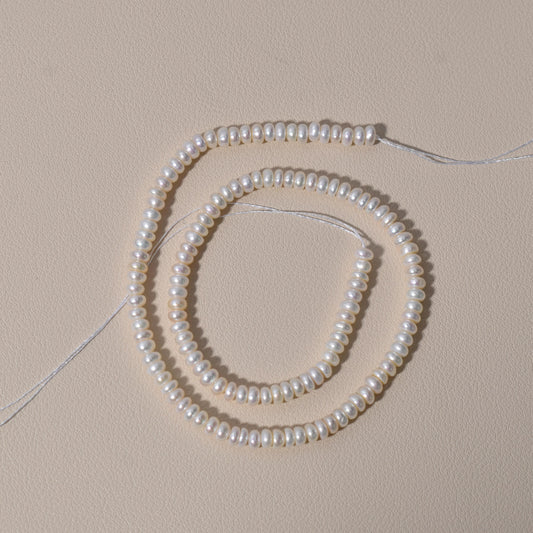 1211 flat sheet DIY handmade accessories natural freshwater pearl loose beads thick flat beads work in progress