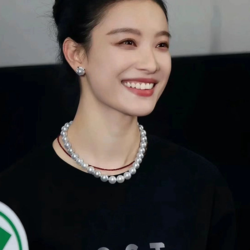 饰悟施家珍珠项链女款2025新款爆款珍珠颈链毛衣链高级感轻奢小众