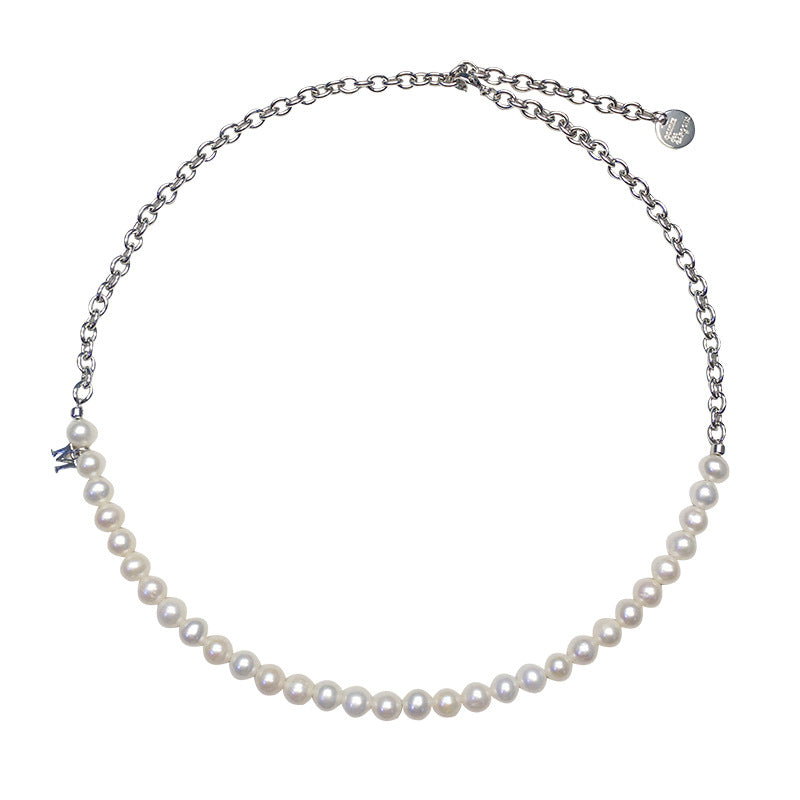 splicing freshwater pearl necklace