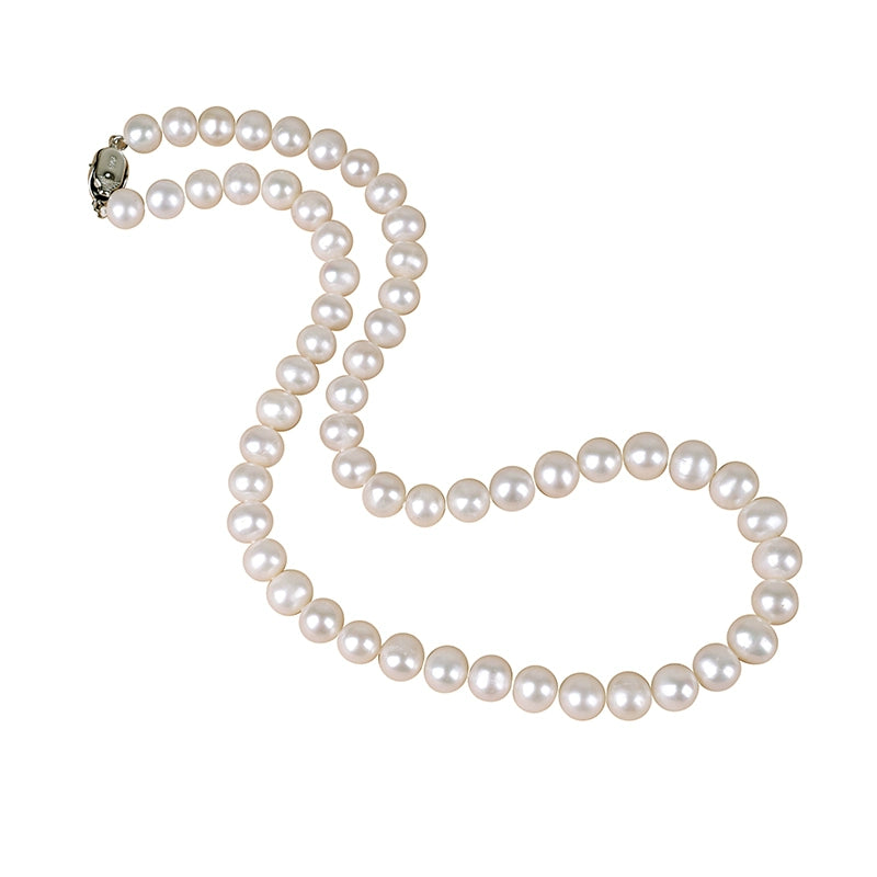 Natural freshwater pearl necklace for mother gift short simple luxury fashion short URL XL050