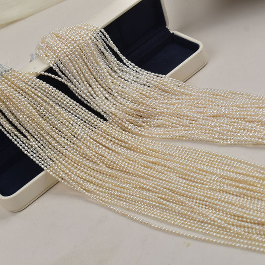 1035 2.5mm Mini Natural Freshwater Pearl DIY Loose Bead Jewelry Accessories