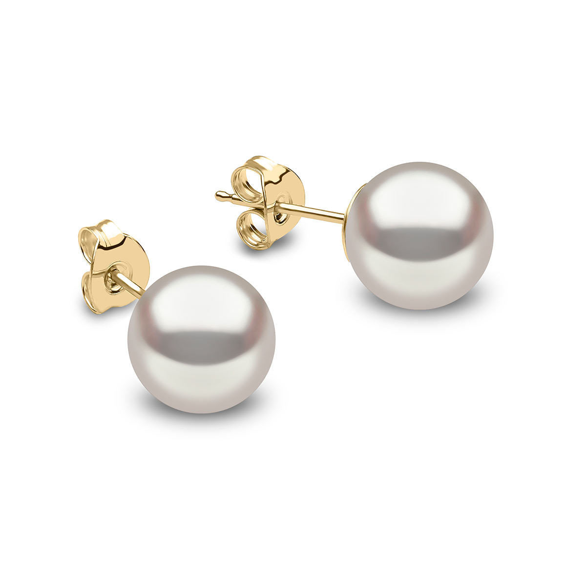 Natural Freshwater Pearl Stud Earrings, Mother's Day Pearl Earrings, 18K Gold Pearl Stud Earrings, Mother's Day Gift