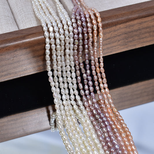 1044 2.5-3mm natural freshwater pearl DIY beading material wholesale