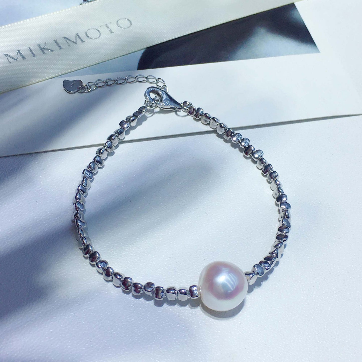 Freshwater Baroque Passepartout Pearl S925 Sterling Silver Necklace Bracelet Set