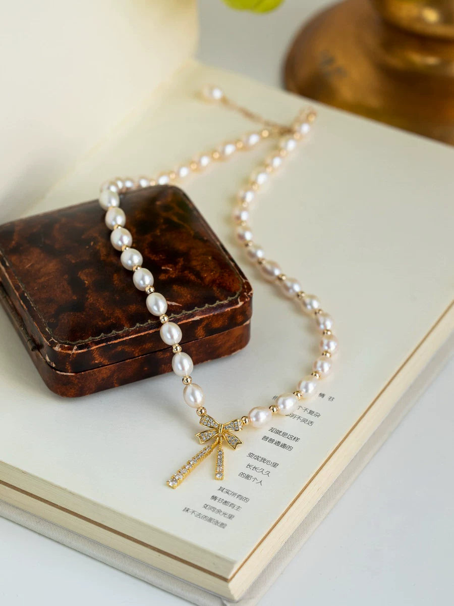 Pearl Necklace Women's High-end Chain Women's New 2022 Models